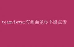 TeamViewer画面可见，鼠标失灵怎么办？