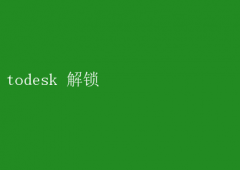 ToDesk解锁技巧：轻松掌握远程控制新技能