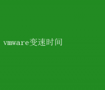 VMware变速时间：加速虚拟化效率秘籍